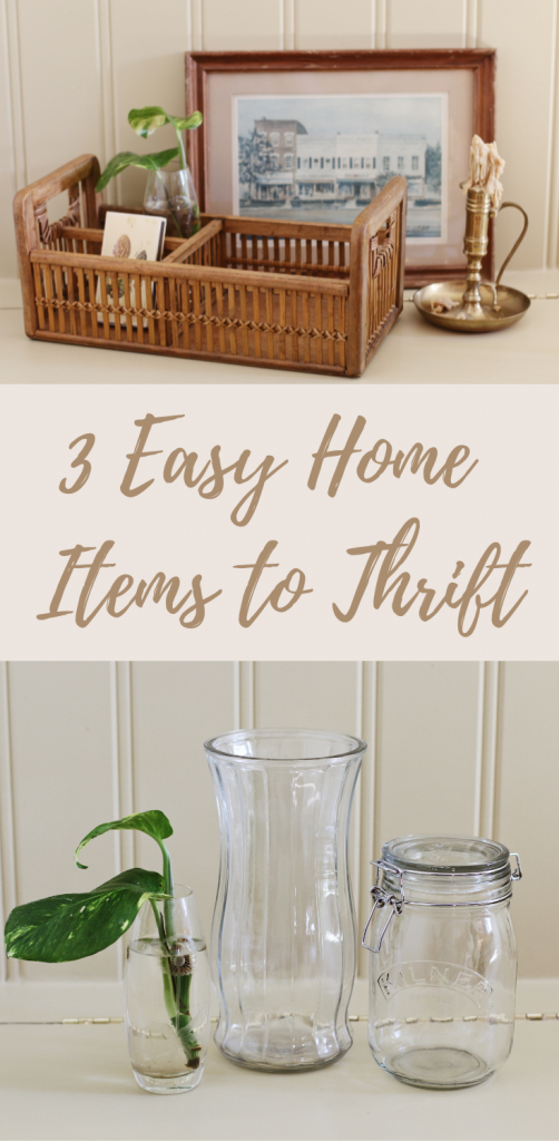 3 easy home items to thrift #homedecor #thrifting #diyhome #thrifteddecor 