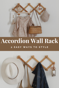 Accordion Wall Rack: 2 Easy Ways to Style 